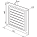 Вентиляционная решетка металлическая коричнева  МВМ 150 х 150 