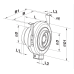 Канальный вентилятор Вентс ВКМц 200